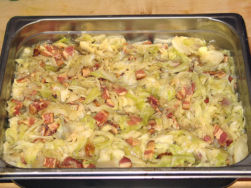 Smothered cabbage