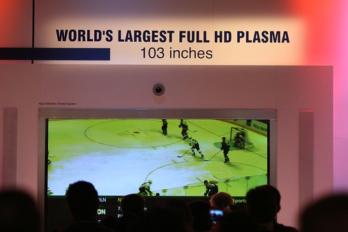 Panasonic's World's Largest Plasma HDTV