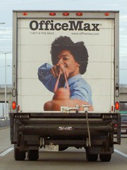 OfficeMax Rubber Band Truck on the E-W