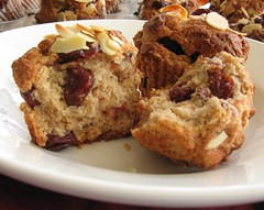Dried Cherry (Beer) Muffins