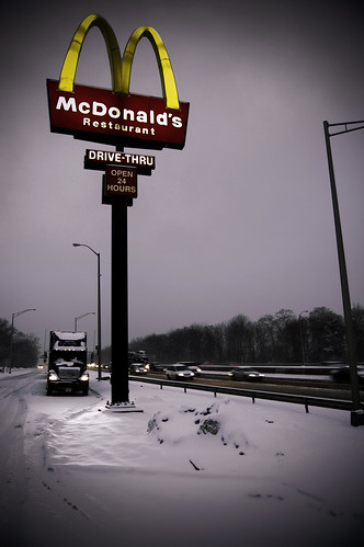 Truck Headlights and Golden Arches