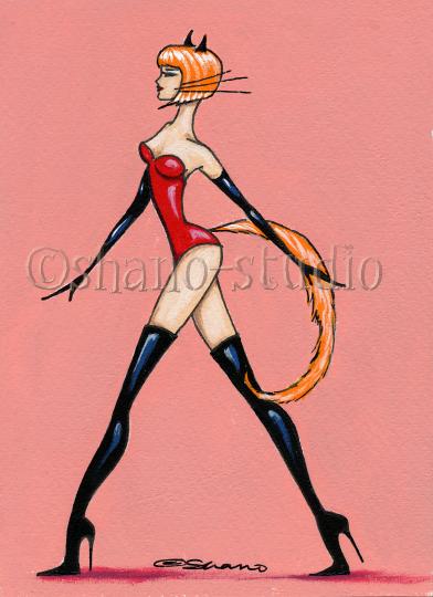 Redhead Catwoman