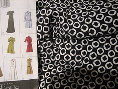 fabric and shirtdress pattern