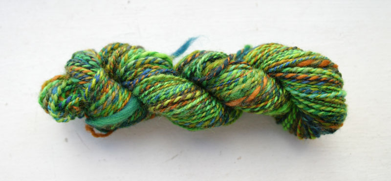 Second plied yarn, skeined