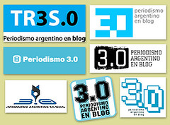 Los 7 logos finalistas del concurso internacional Diseñá el logo de 3.0, Periodismo argentino en blog
