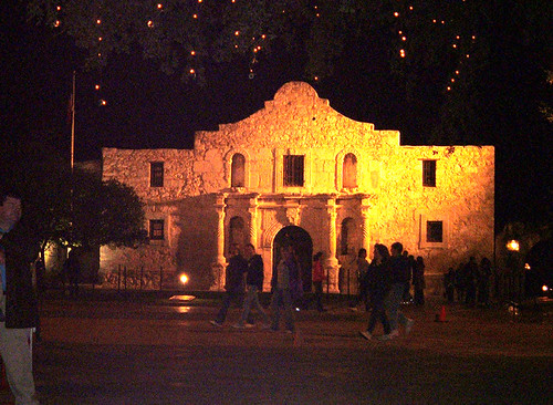 Alamo at night. Christmas 2005