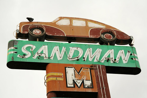 Sandman Motel- Cool old neon