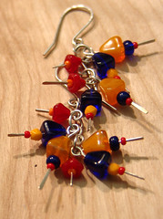 Primary colors earrings