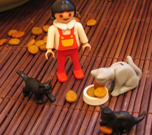 CRAZY CAT LADY PLAYMOBIL FROM GROC!!