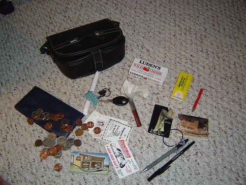 stuff in  my old purse