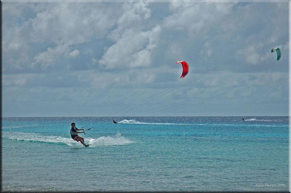 Para-sailing in Bonaire