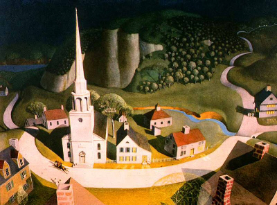 Grant Wood the_Midnight_Ride_of_Paul_Revere_1931