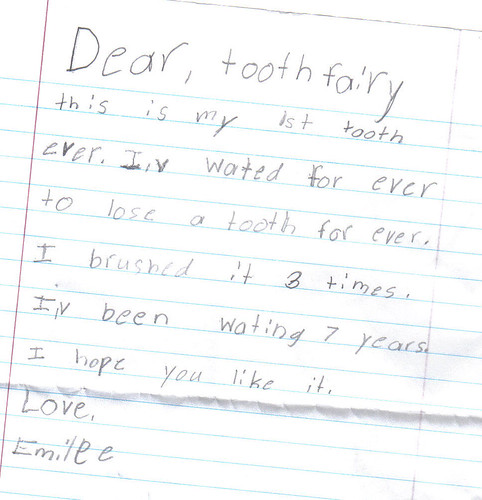 Letter to the Tooth Fairy