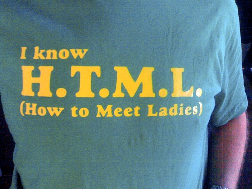 i know html: how to meet ladies