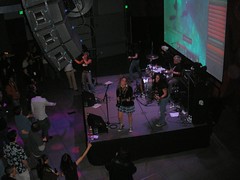 A shot of the band
