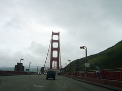 Anfahrt auf die Golden Gate Bridge