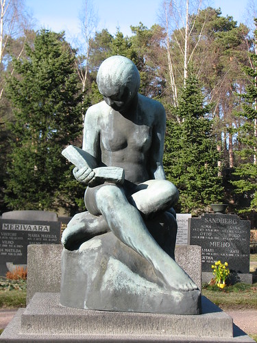 Statue on a grave