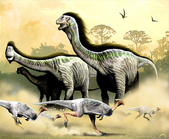 camarasaurs and dryosaurs