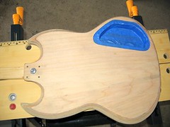 guitar masked & sanding sealer