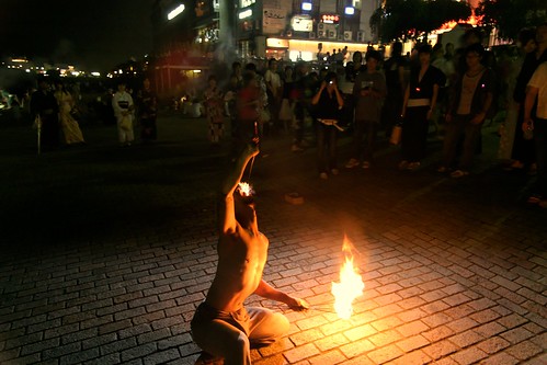 Fire eating