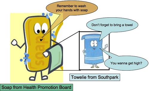 Towelie and Soap from HPB