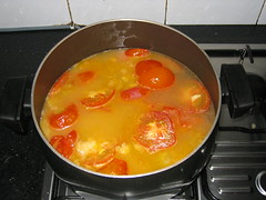Tomatoes and stock