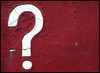 Question mark; from flickr user Bright Tal; Source: http://www.flickr.com/photos/bright/118197469/