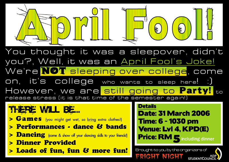 april fool party