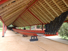 Maori waka (war canoe)