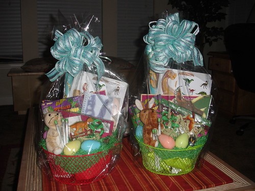 the Boys Easter Baskets