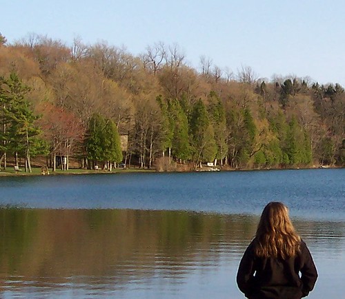 Staring into the lake