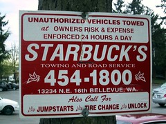 Starbucks Towing and Road Service