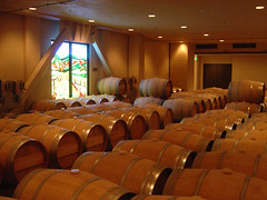 Robert Mondavi Winery - White Wine Barrels