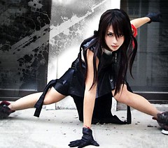This cute Tifa cosplayer is just as frustrated as I am with Haruki Murakami's The Wind-up Bird Chronicle