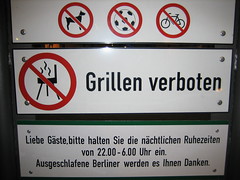 Grillen Verboten