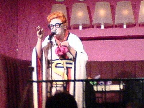 Victoria Roberts performing at Marion's