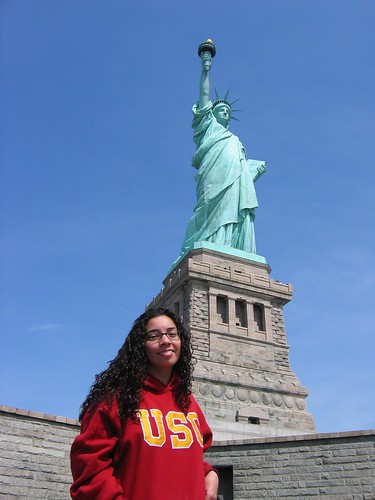 Me with my homegirl Lady Liberty