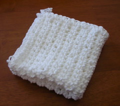 Crocheted dish cloth