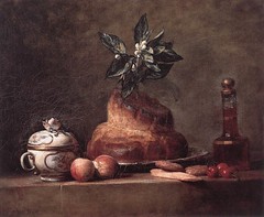 Still life with Brioche, Jean-Baptiste Siméon Chardin