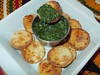 Chapathi Chips and Spinach Chutney by Luv2cook Entry III