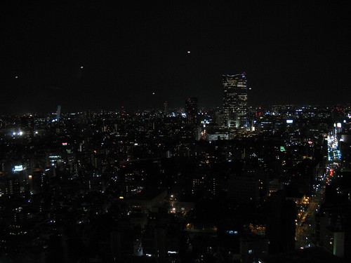 Tokyo po noi - pogled sa Tornja