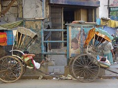 Sleeping rickshaws