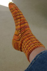 First Project Spectrum sock done