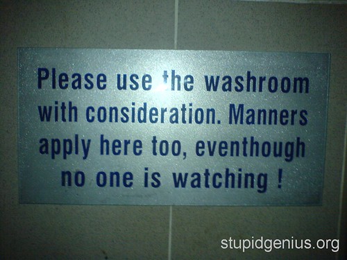 Toilet-sign