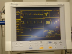 My monitor at the E.R.