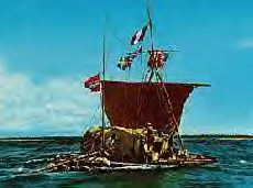 Thor Heyerdahl on Kon Tiki