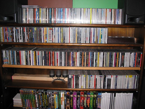 CDs in boring, logical order