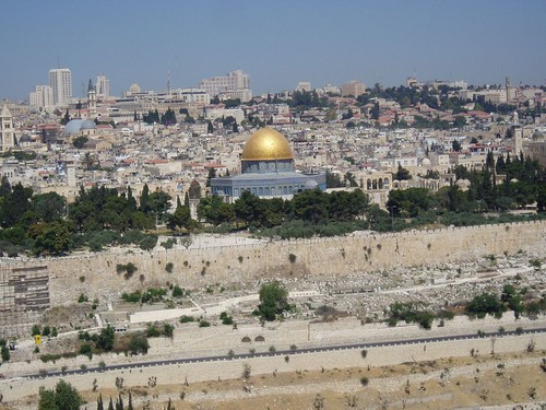 Jerusalem Old city from the Mount of Olives