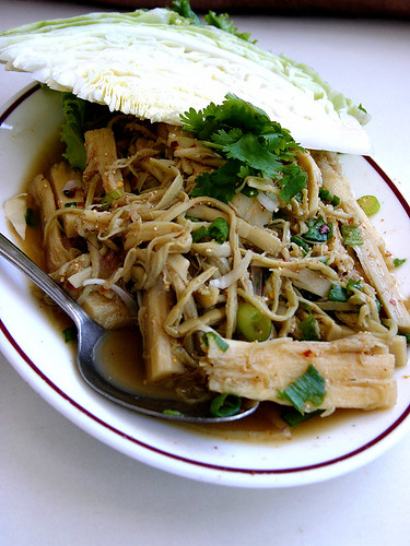 yai thai bamboo shoot salad
