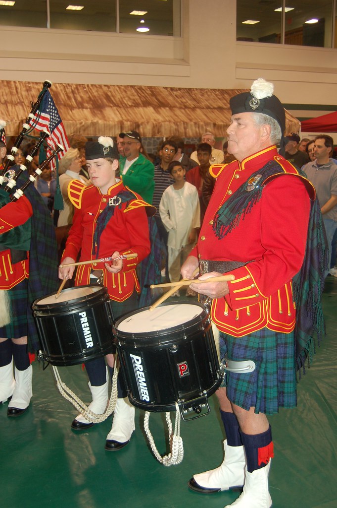 Irish pipers & drummers